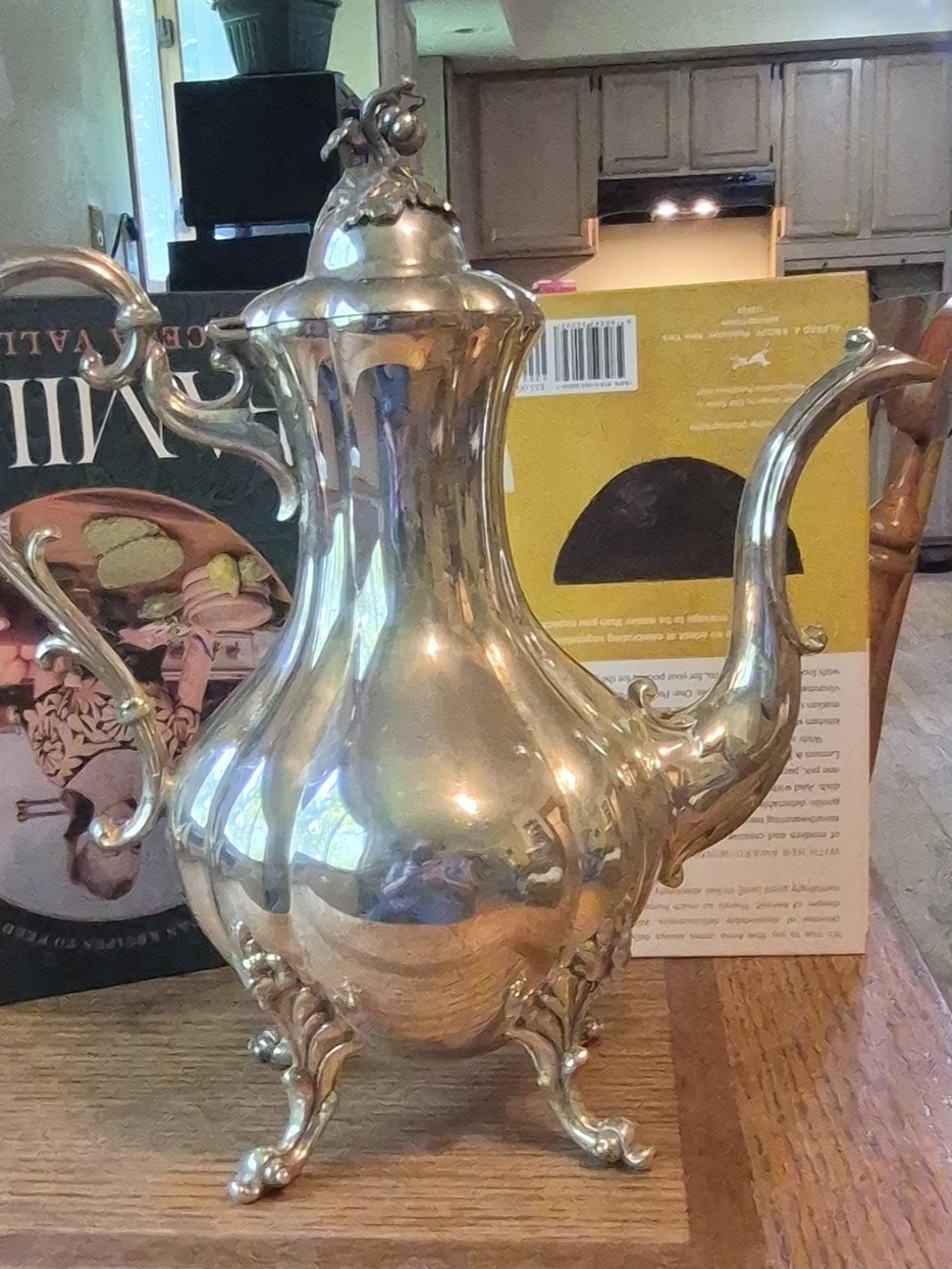 Reed & Barton Silver Plated Serving Piece with Engraved Mark